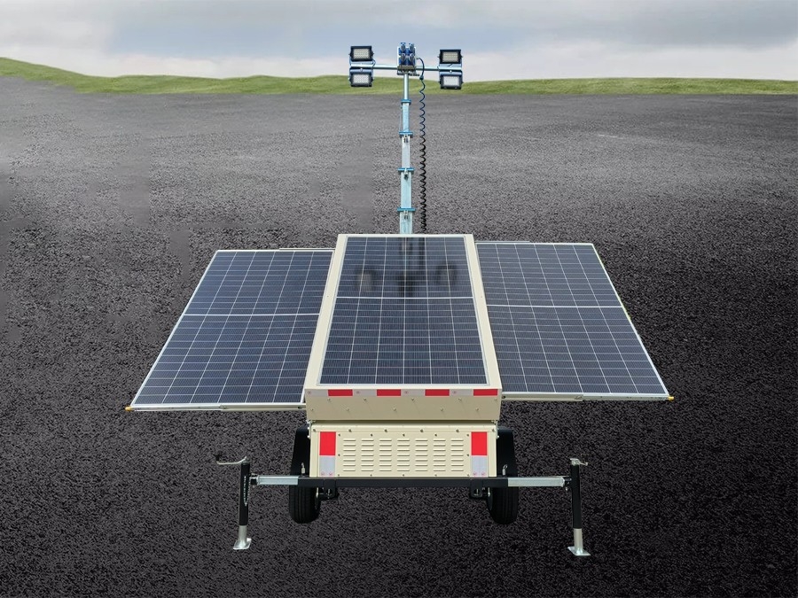 太陽(yáng)能照明車4TNVE600